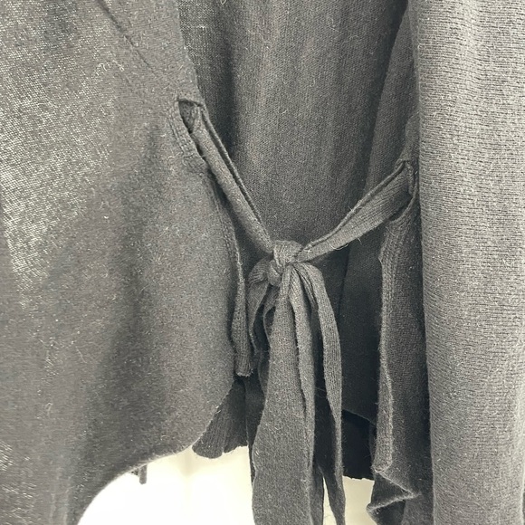 Allsaints Mantle Cardigan women's wool open sweater size US 2 UK 6 black - Picture 8 of 14